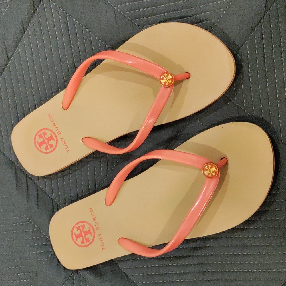 Tory Burch Pink EVA Women  Flip Flops Sandals